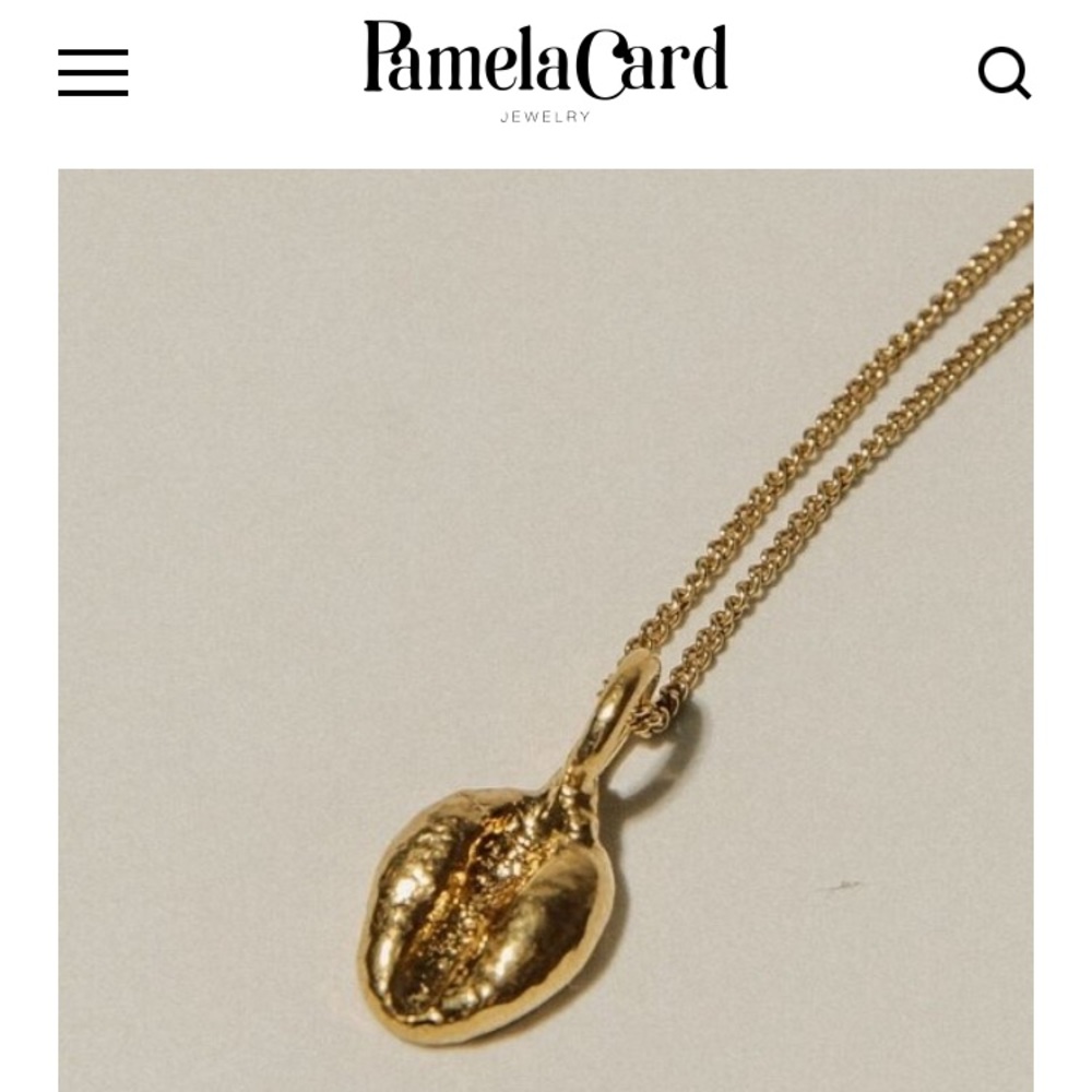 Pamela Card Jewelry Kahve Necklace